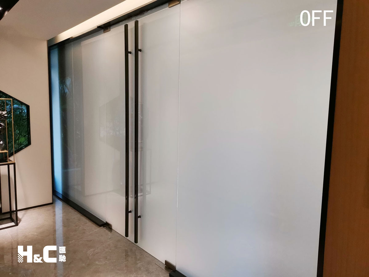 調光玻璃斷電變霧化